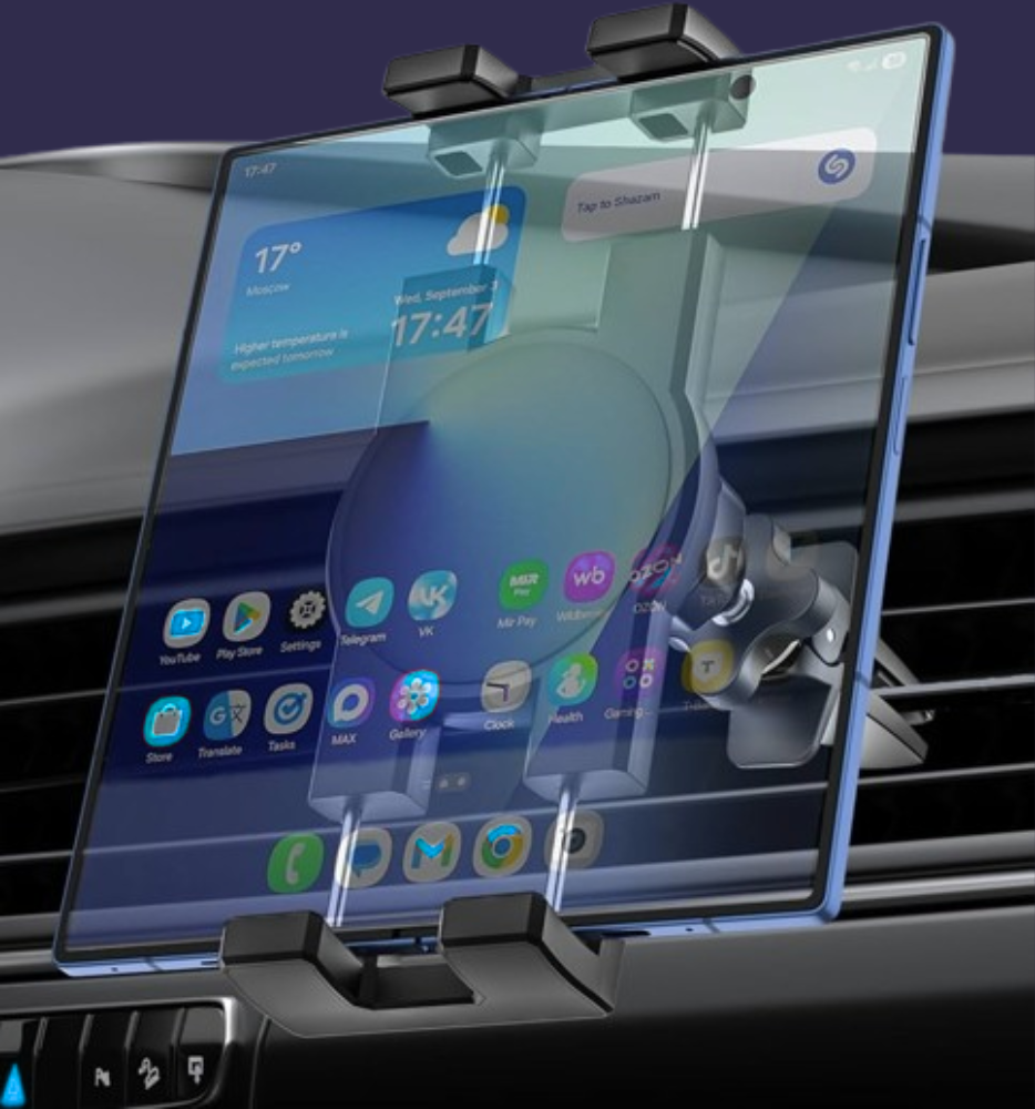 Suporte Universal Ajustável para Tablet no Carro: Conforto e Segurança em Viagens